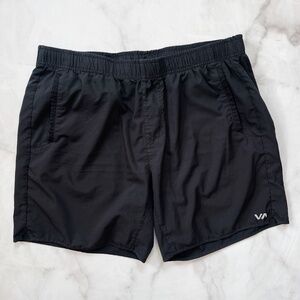 RVCA Yogger Recover 17" Men's Shorts - Size XL, Black